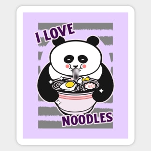 Cute Panda Ramen Sticker